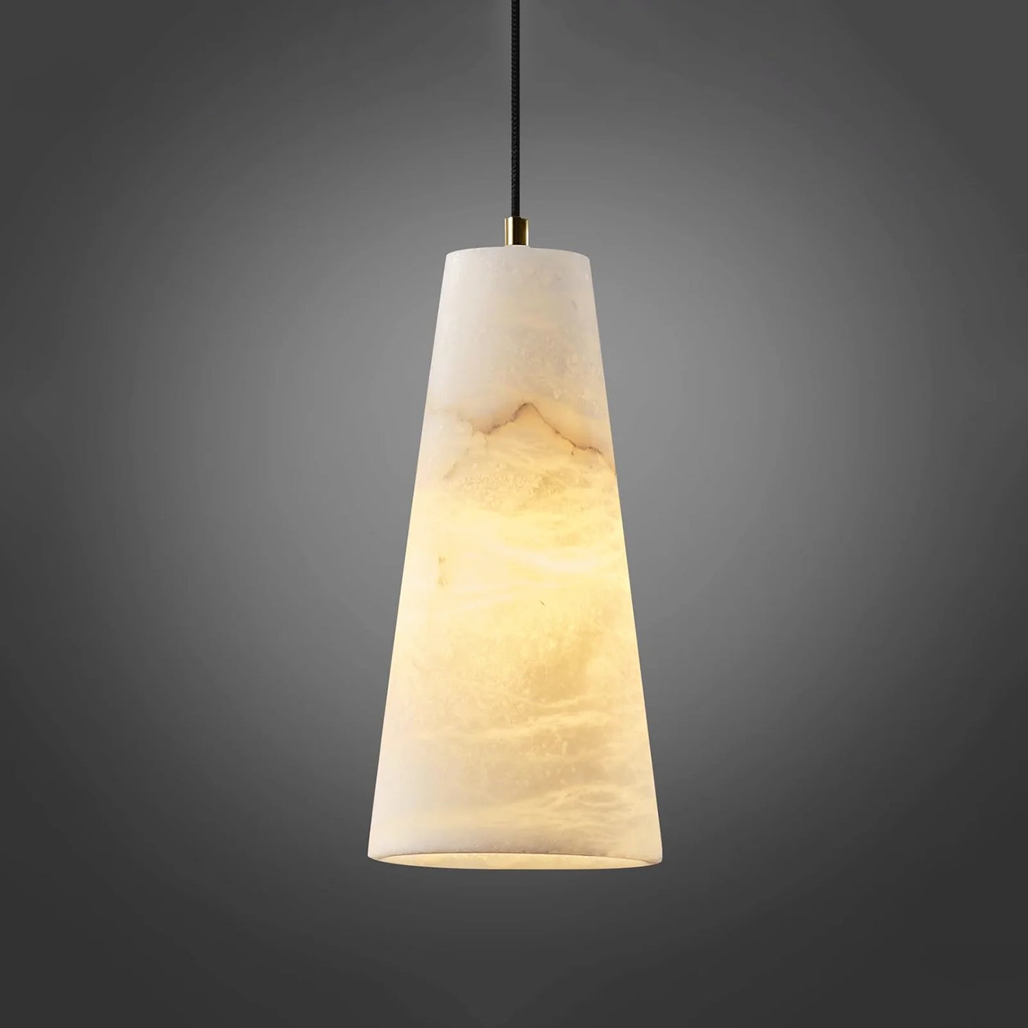Aurora Pillar Alabaster Pendant Light