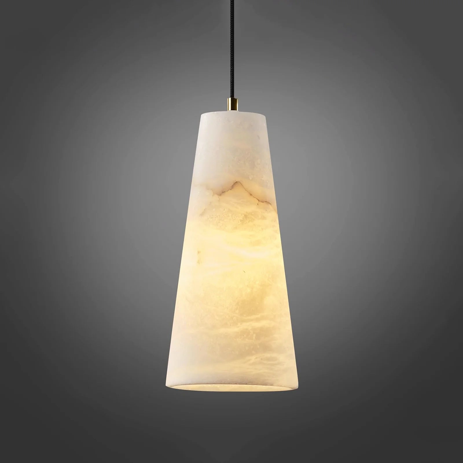 Aurora Pillar Alabaster Pendant Light