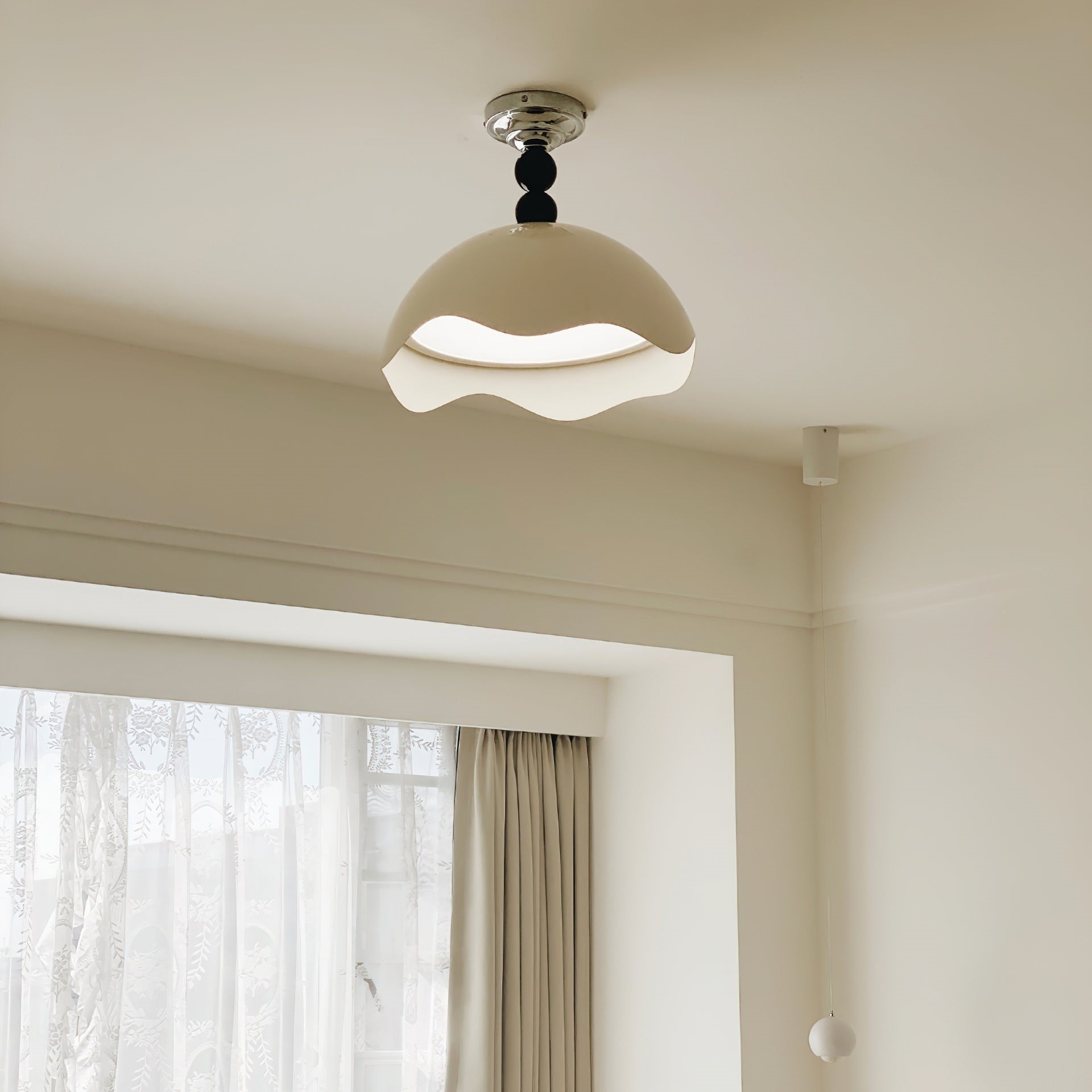 Cream Style Eggshell Ceiling Light