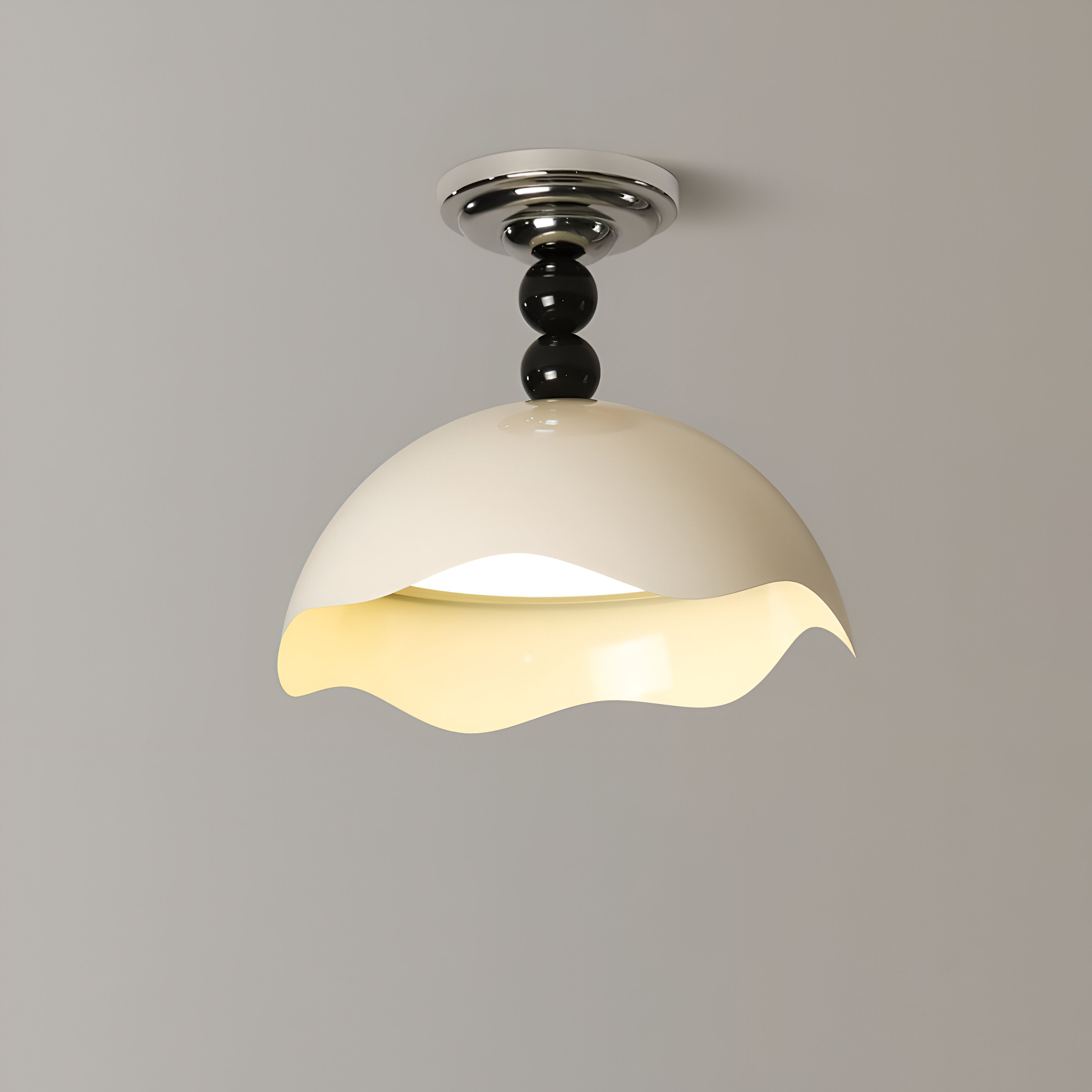 Cream Style Eggshell Ceiling Light