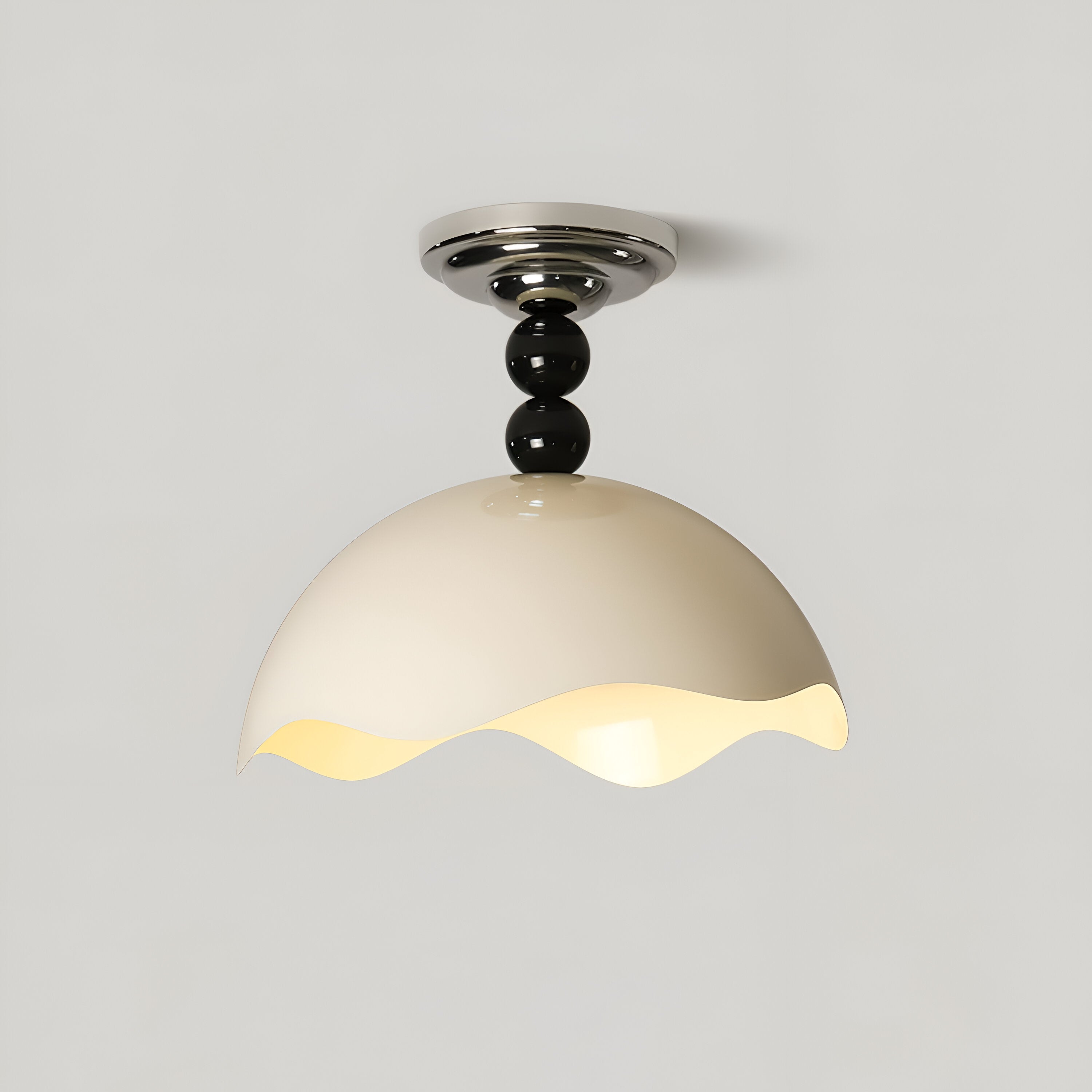 Cream Style Eggshell Ceiling Light