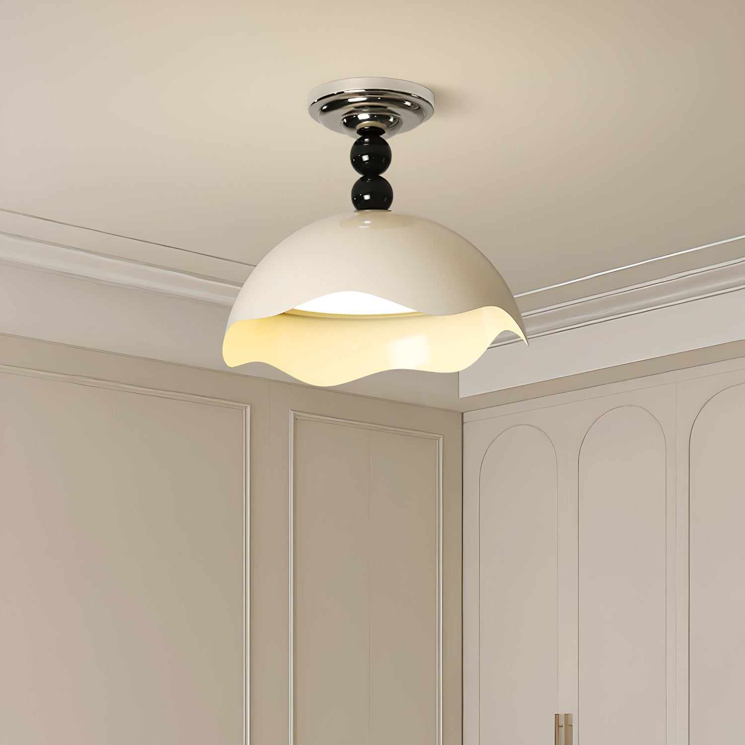 Cream Style Eggshell Ceiling Light