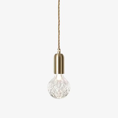 Nordic Design Crystal Bulb Pendant Lamp