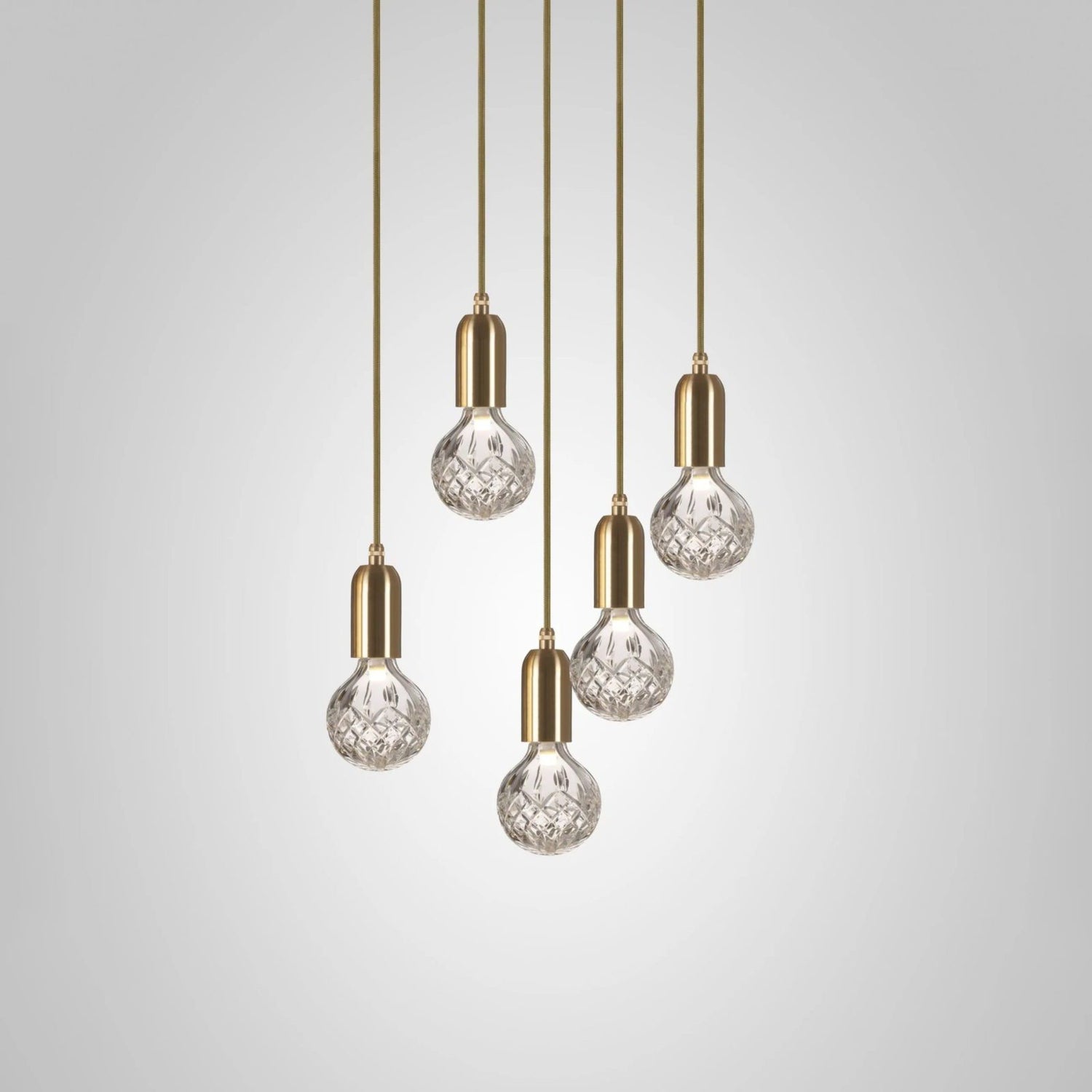 Nordic Design Crystal Bulb LED Pendant Lamp