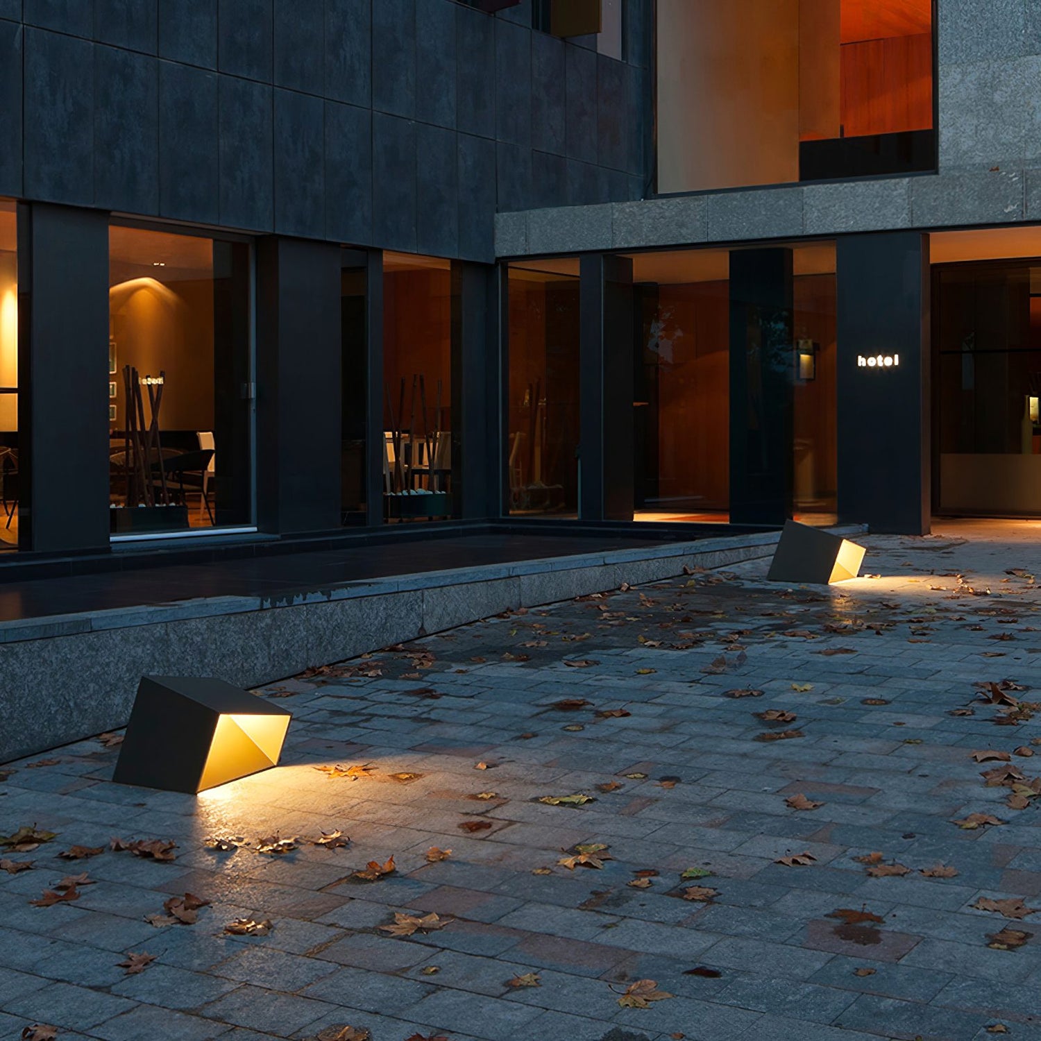 Modern Minimalist Outdoor Cube Garden Light