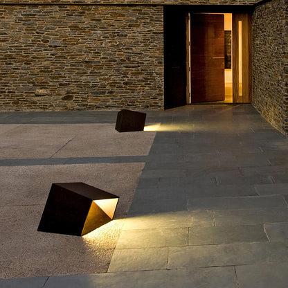 Lumière de jardin cube extérieure moderne minimaliste