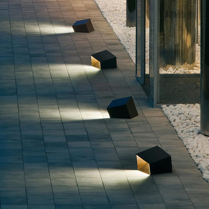 Moderner Minimalistischer Outdoor Würfel Gartenlicht