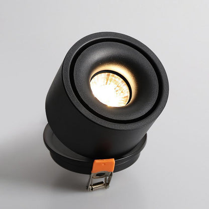 Lampe de plafond LED encastrée cylindrique