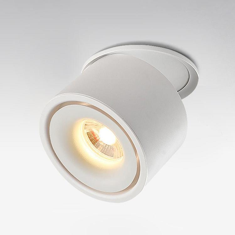 Lampe de plafond LED encastrée cylindrique