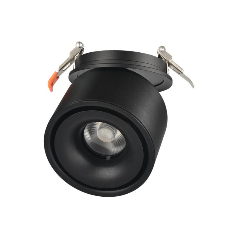 Lampe de plafond LED encastrée cylindrique