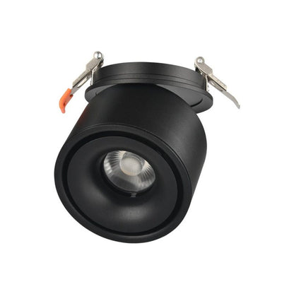 Lampe de plafond LED encastrée cylindrique