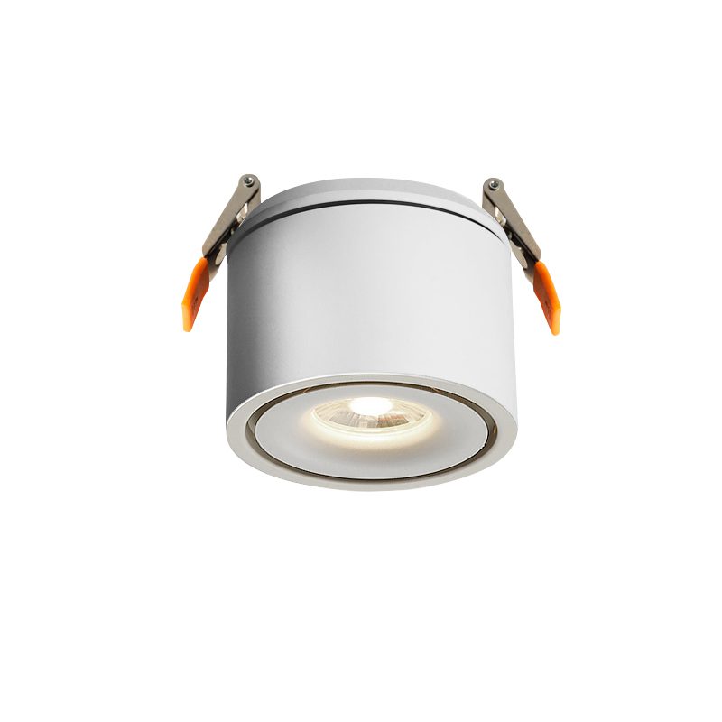 Lampe de plafond LED encastrée cylindrique