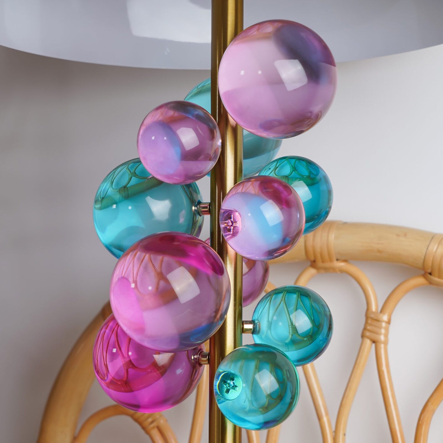 Nordic Crystal Bubble Ball Table Lamp