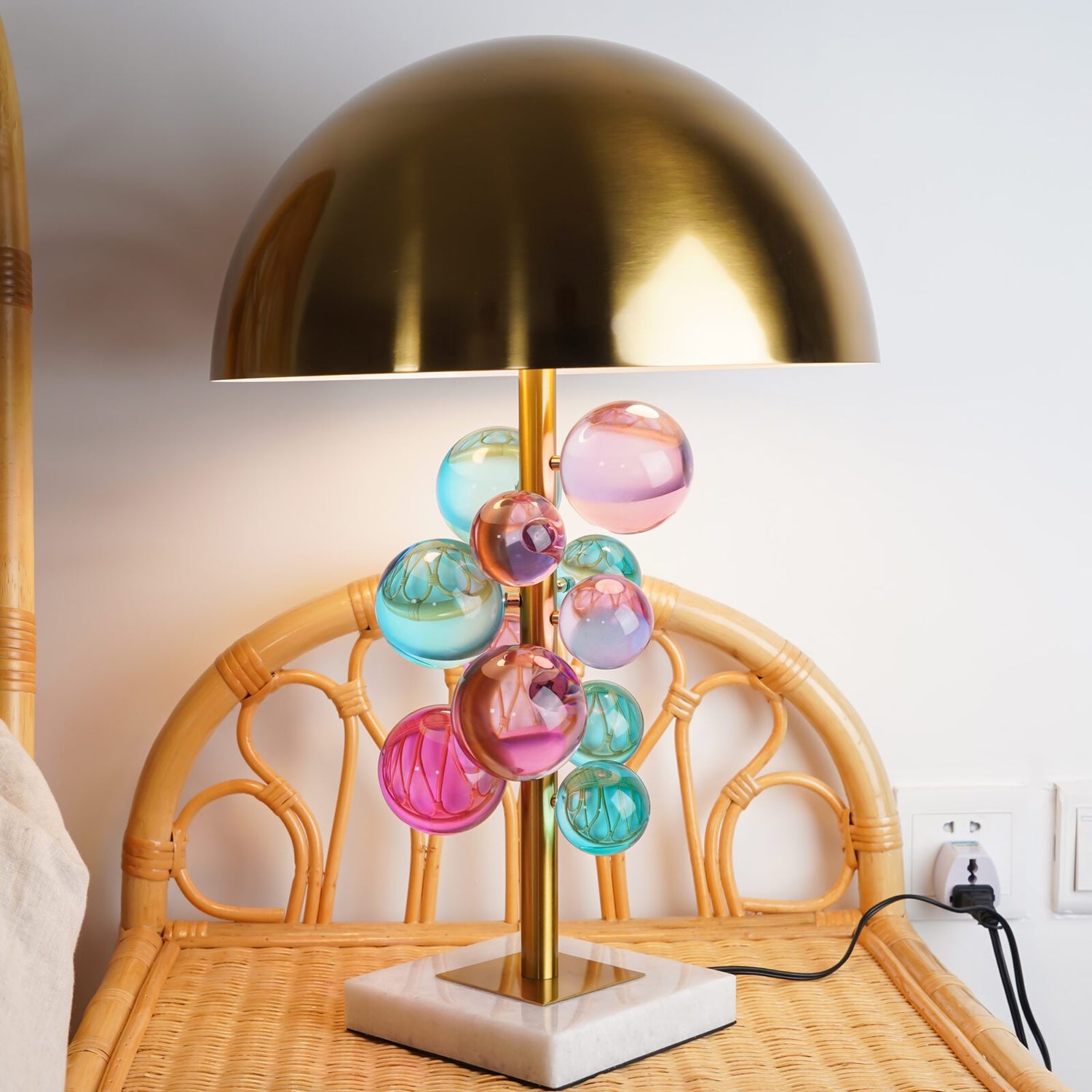 Noordse Kristallen Bubbelsfeer Tafel Lamp