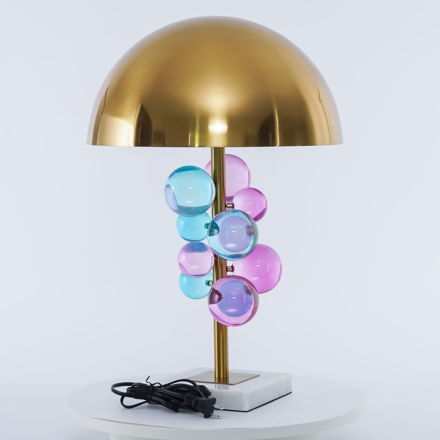 Nordic Crystal Bubble Ball Table Lamp