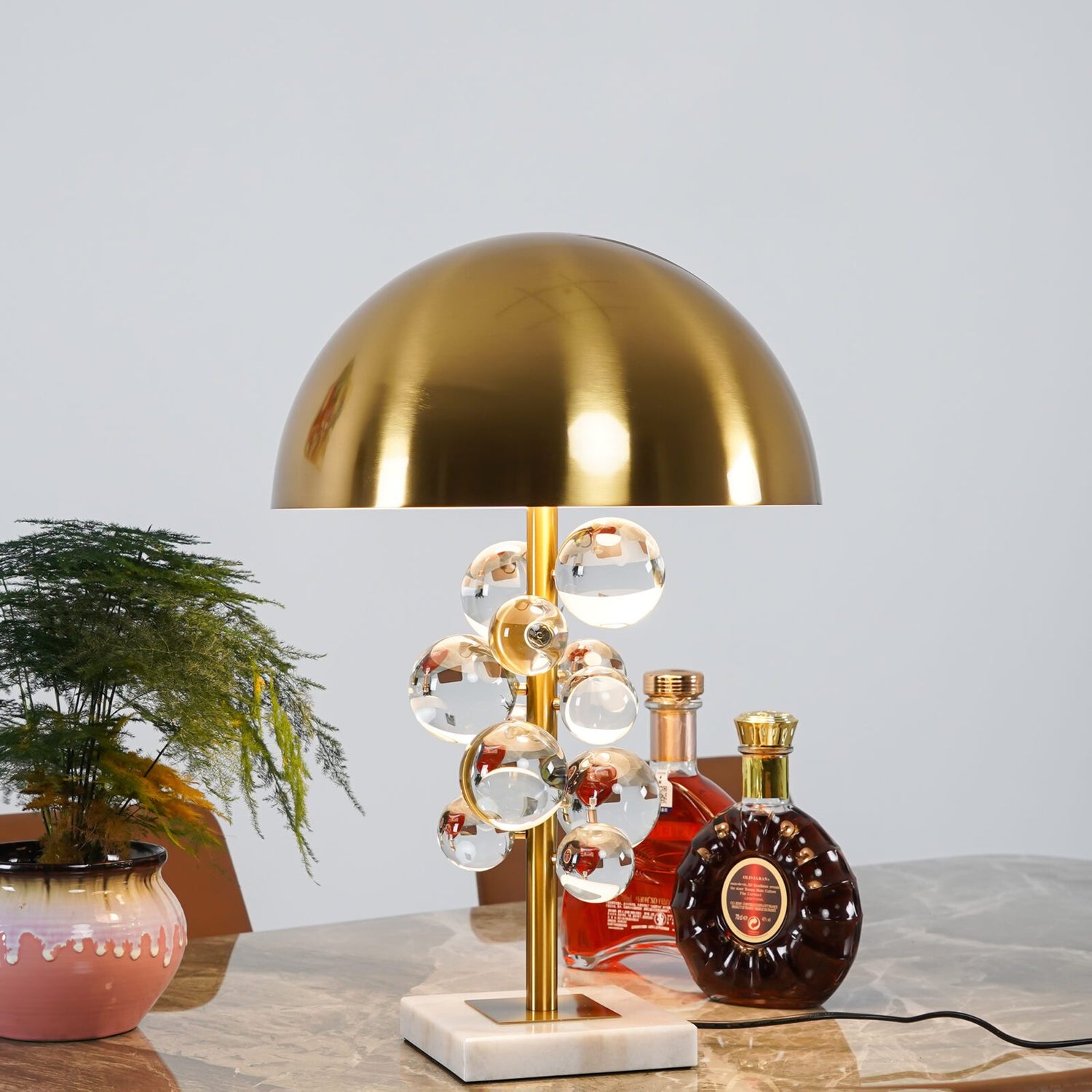 Noordse Kristallen Bubbelsfeer Tafel Lamp