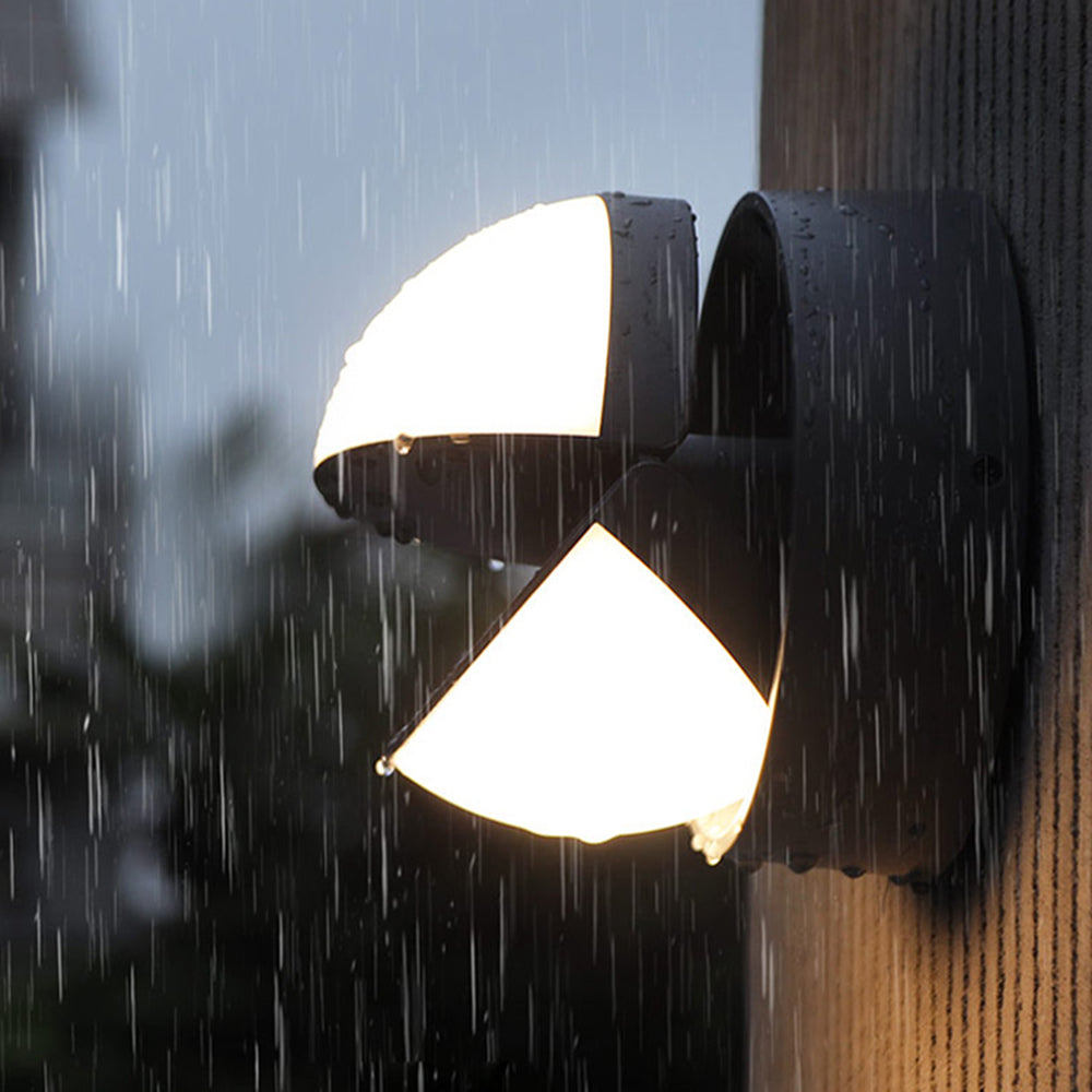 Modern Geometry Rotatable Outdoor Waterproof Wall Lamp