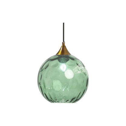 Lampe suspendue en verre en forme de boule nordique LED moderne