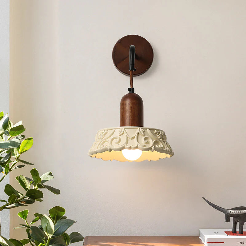 Moderne Nordic Hars Koepel Dora Wandlamp