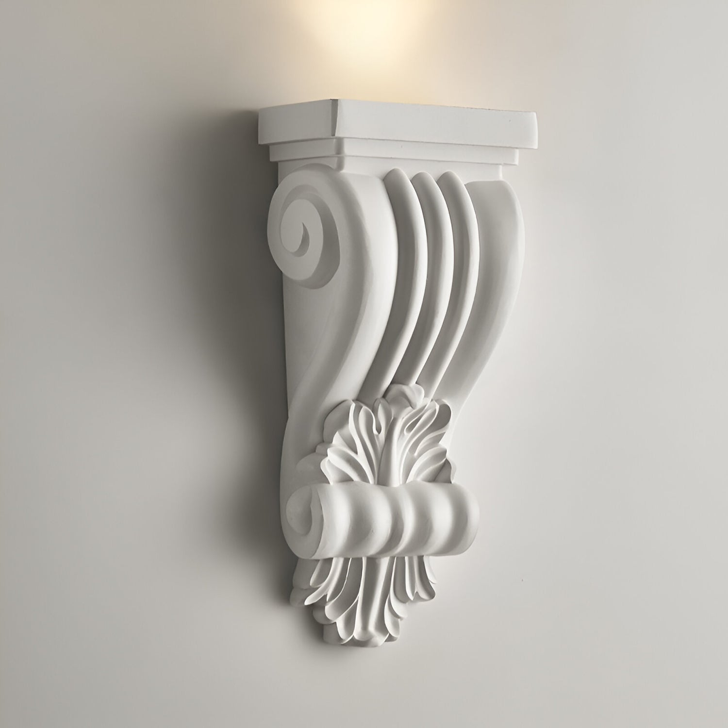 Leonardo Sculptural Plaster Retro Minimalist Wall Lamp