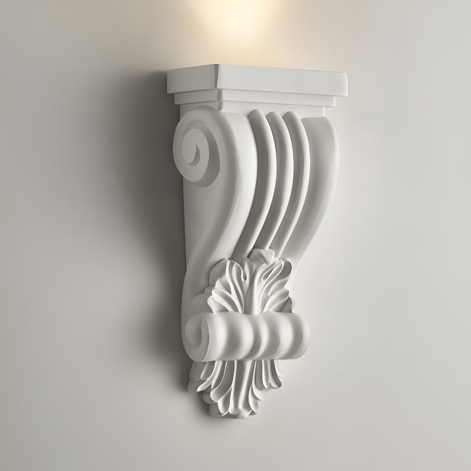 Leonardo Sculptural Plaster Retro Minimalist Wall Lamp