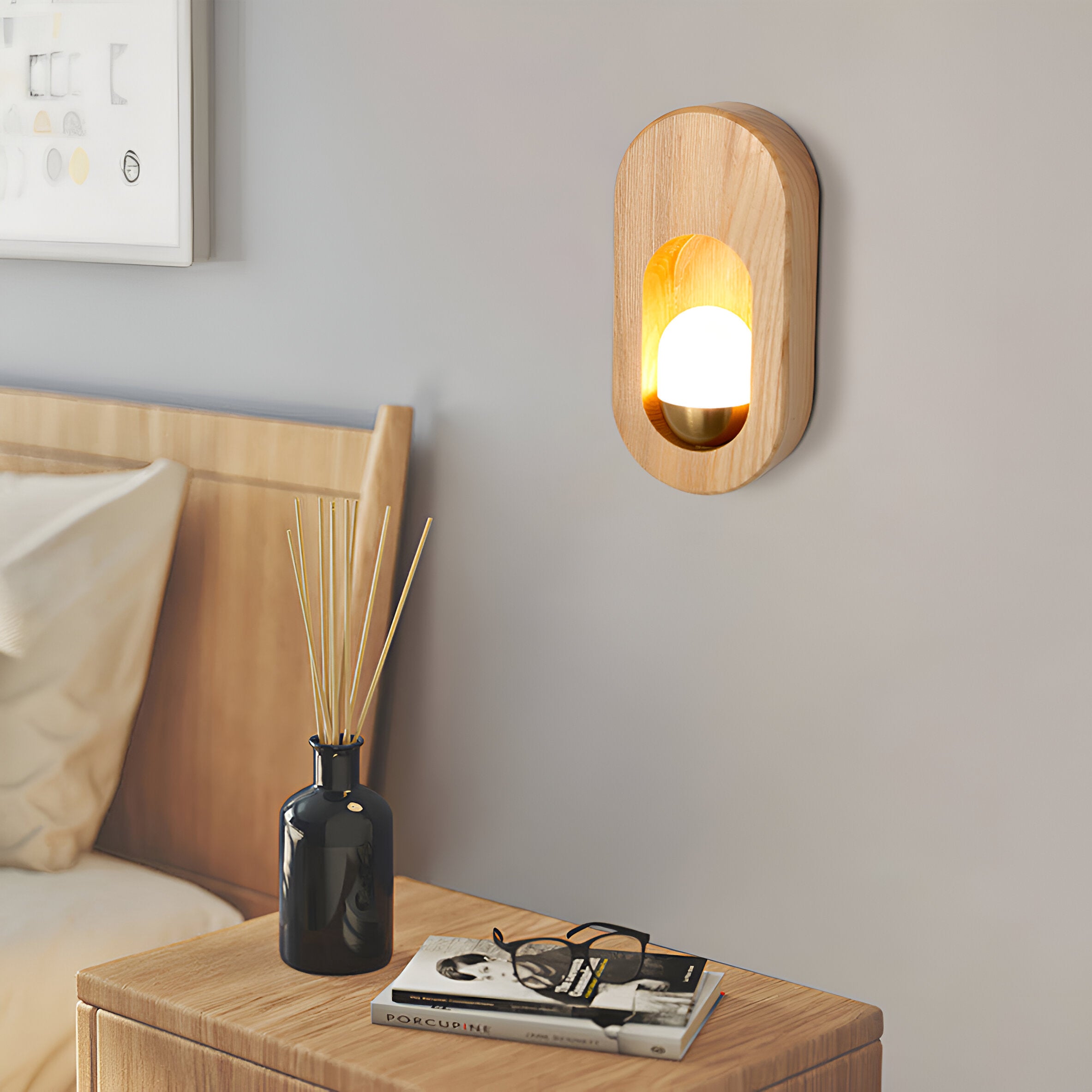 Nordic Style Egg Chaymae Wall Lamp