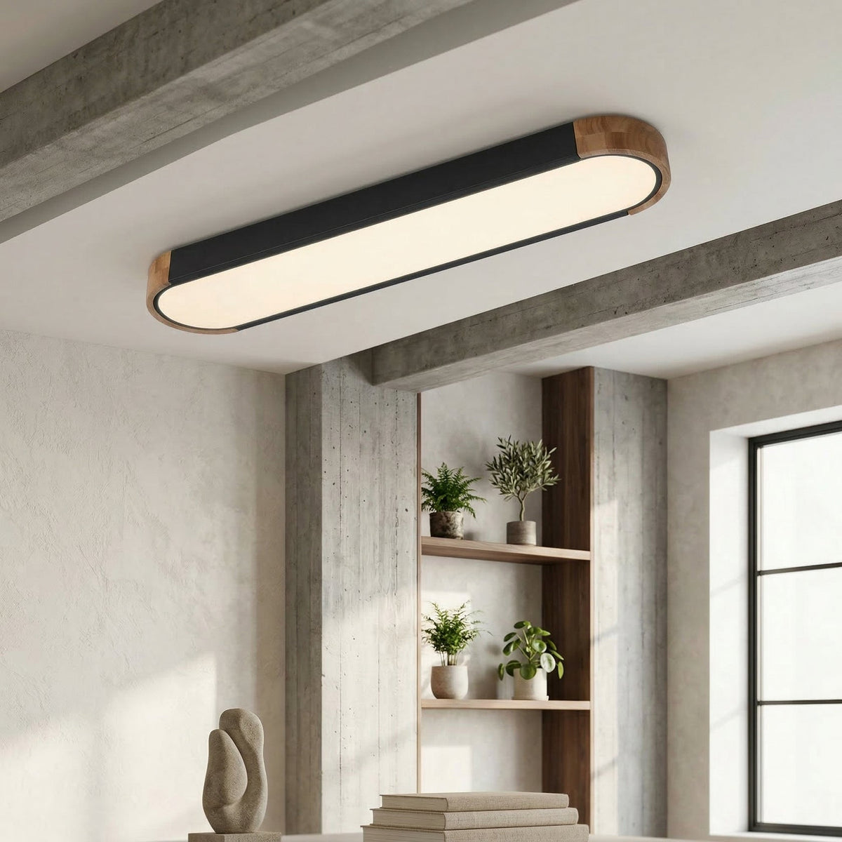 Elara Haus Japandi Modern Acrylic Ceiling Light