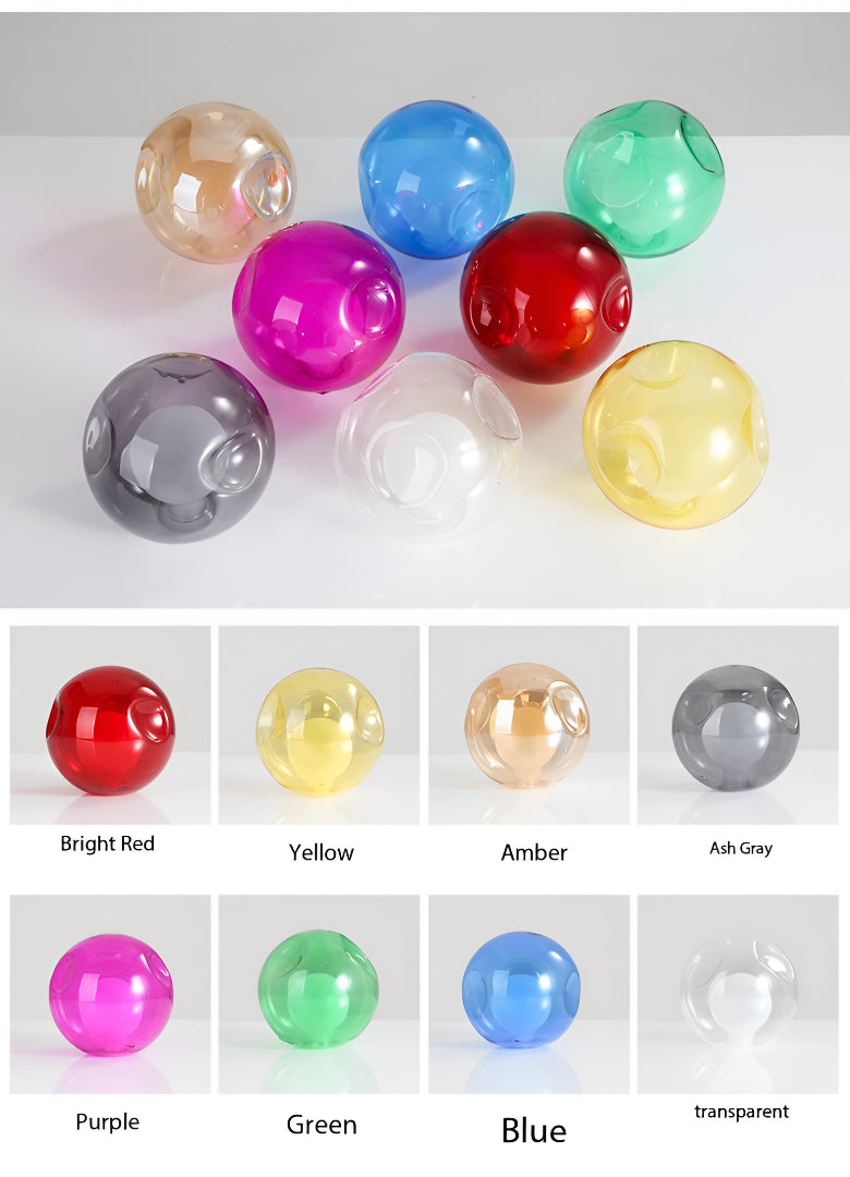Elaris Aurora Nordic Iron Bubble Glass Ball Chandelier