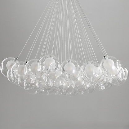 Elaris Aurora Nordic Iron Bubble Glass Ball Chandelier
