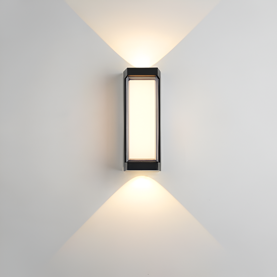 Lampada da parete esterna in acrilico Nordic Up Down IP65 impermeabile