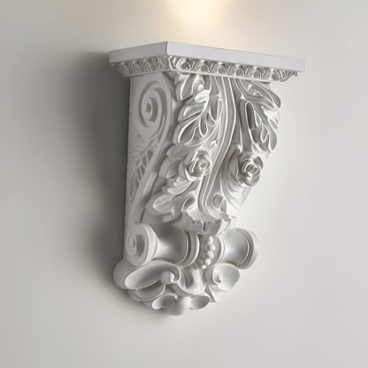 Leonardo Sculptural Plaster Retro Minimalist Wall Lamp