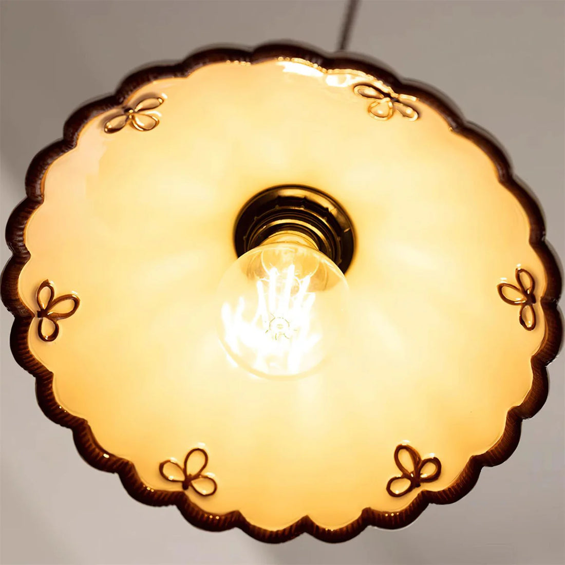 Fall Classic Vintage Ceramic Pendant Light