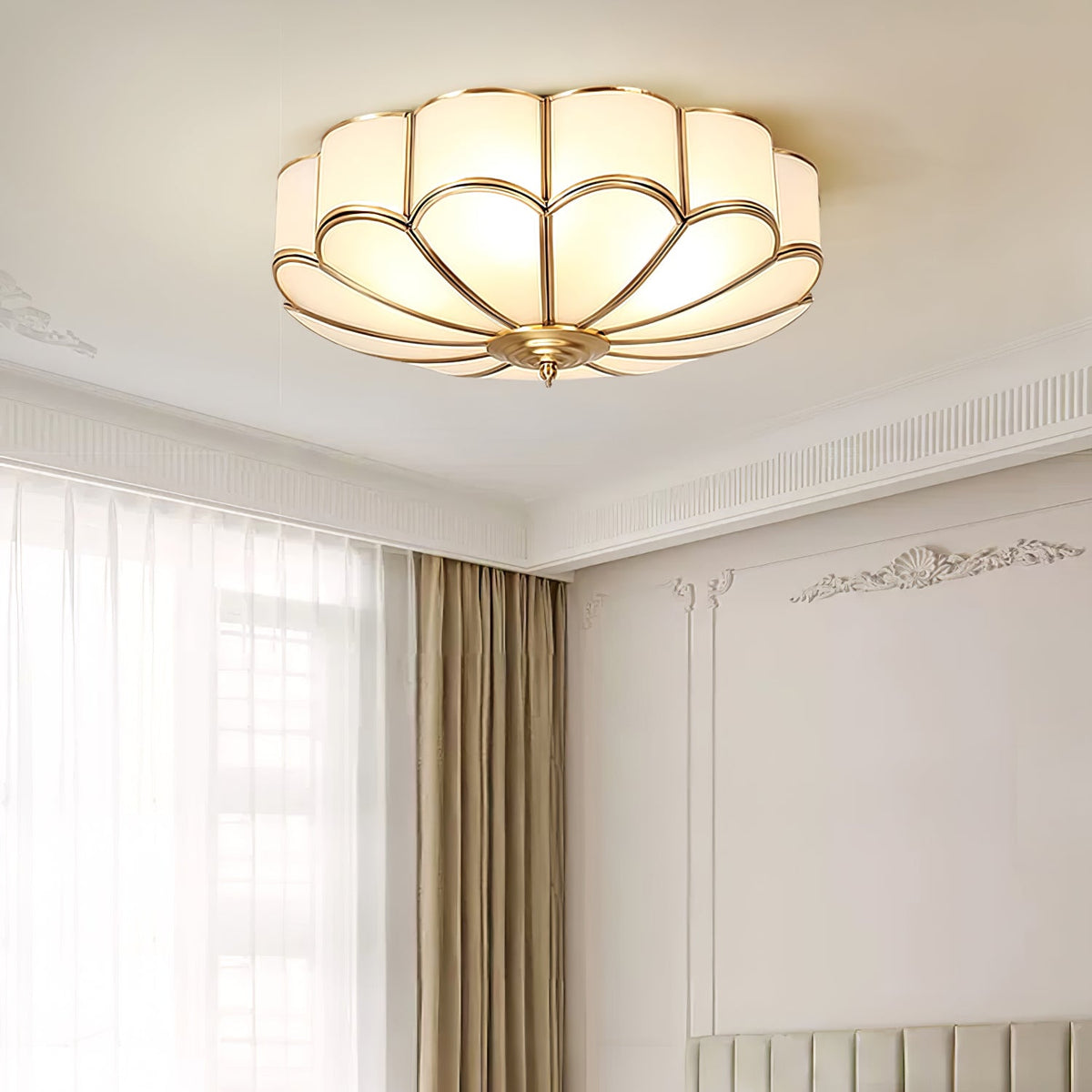 Silunavo Postmodern Flower Shape Ceiling Light