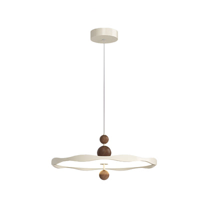 French Cream Aluminum Pendant Light