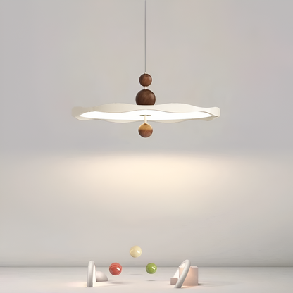 French Cream Aluminum Pendant Light