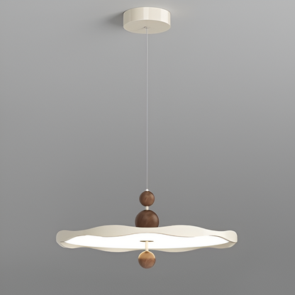 French Cream Aluminum Pendant Light