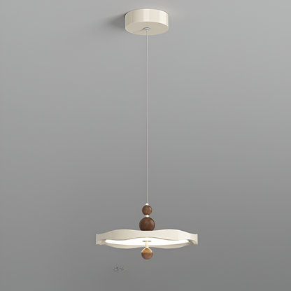 French Cream Aluminum Pendant Light