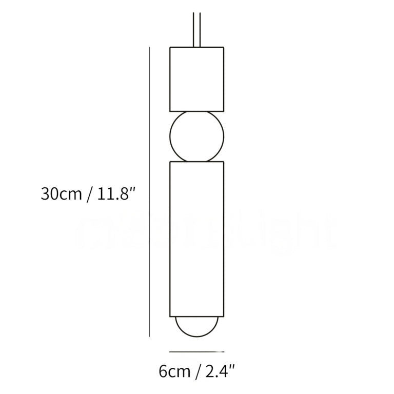 Lampada a sospensione Nordic Fulcrum