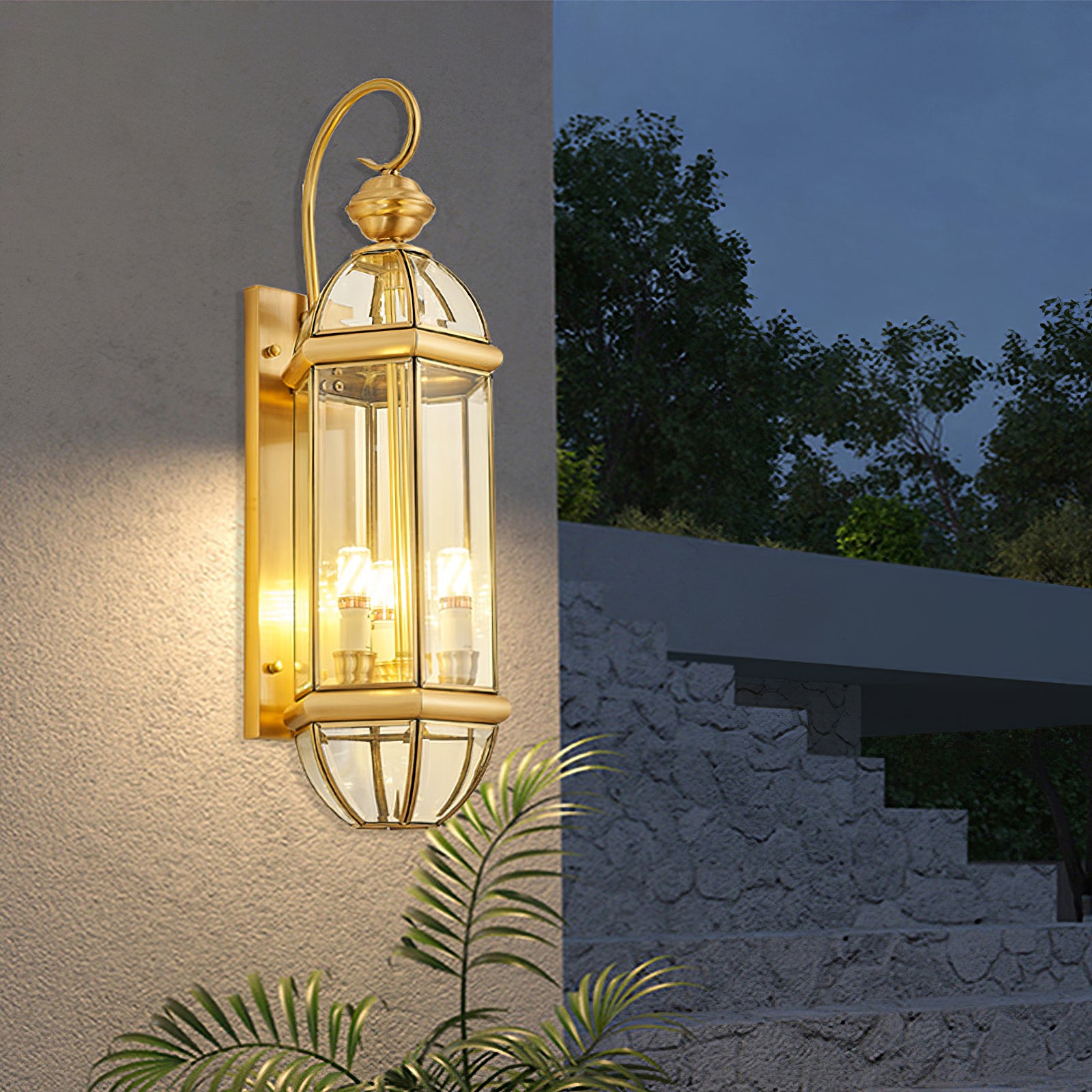 Luce da parete esterna impermeabile IP65 Retro Garden