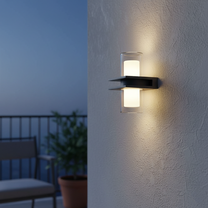 Moderne Cilindrische Dubbele Kop IP65 Waterdichte Buitenspot