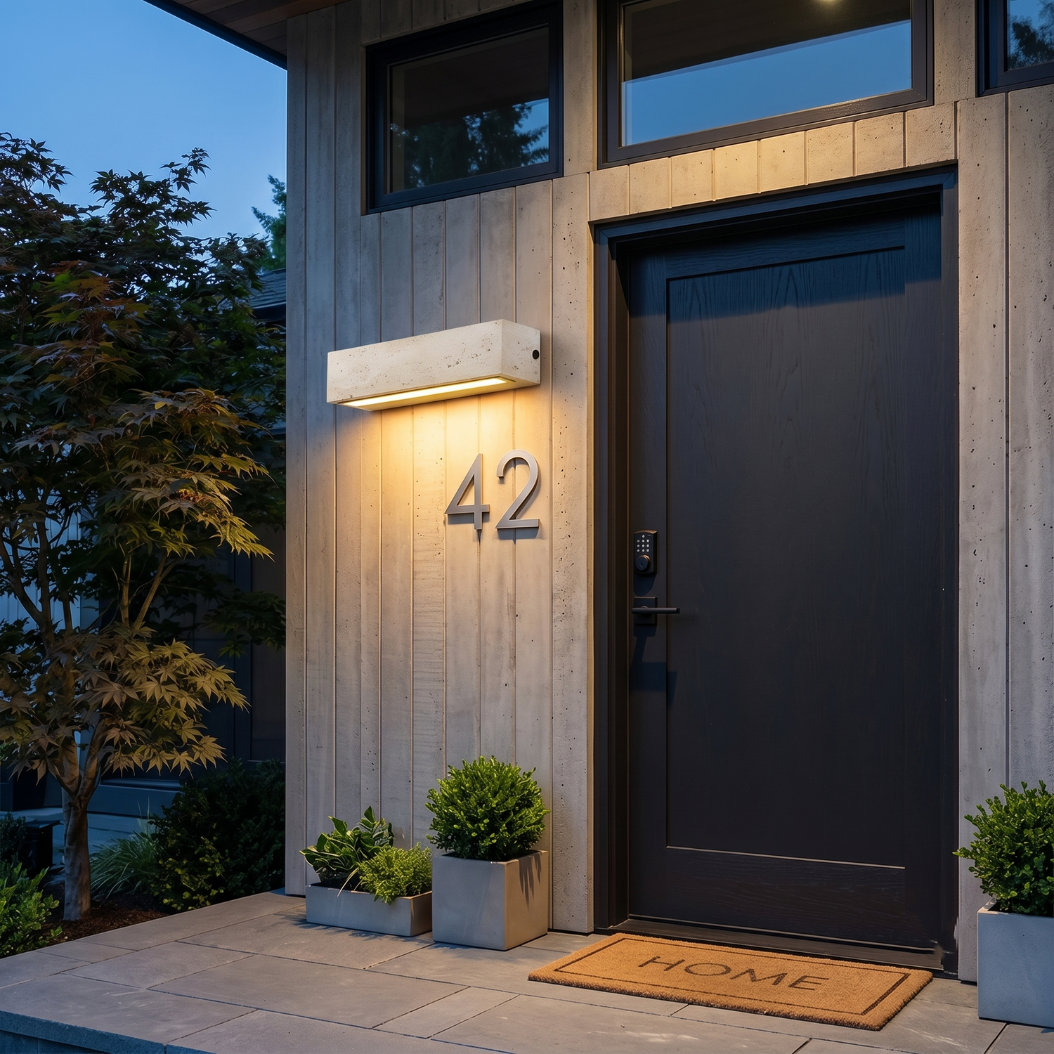 Travertine Outdoor Waterproof LED Wall Light