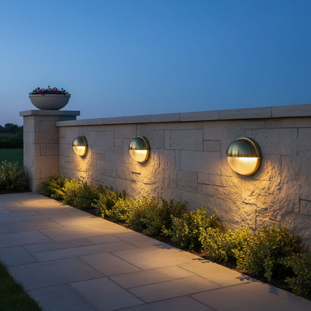 Aldric Retro Industrial Outdoor Glass Wall Lamp
