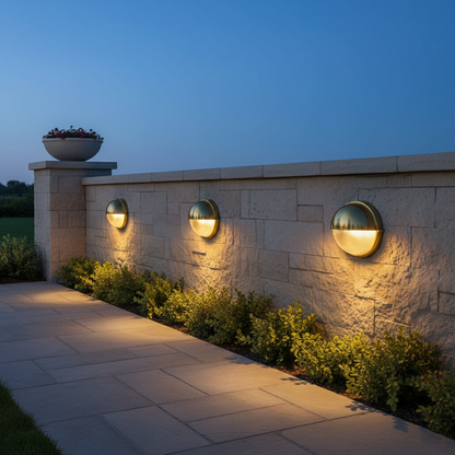 Aldric Retro Industrial Outdoor Glass Wall Lamp