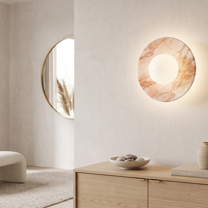Aura Modern Marble Wall Light