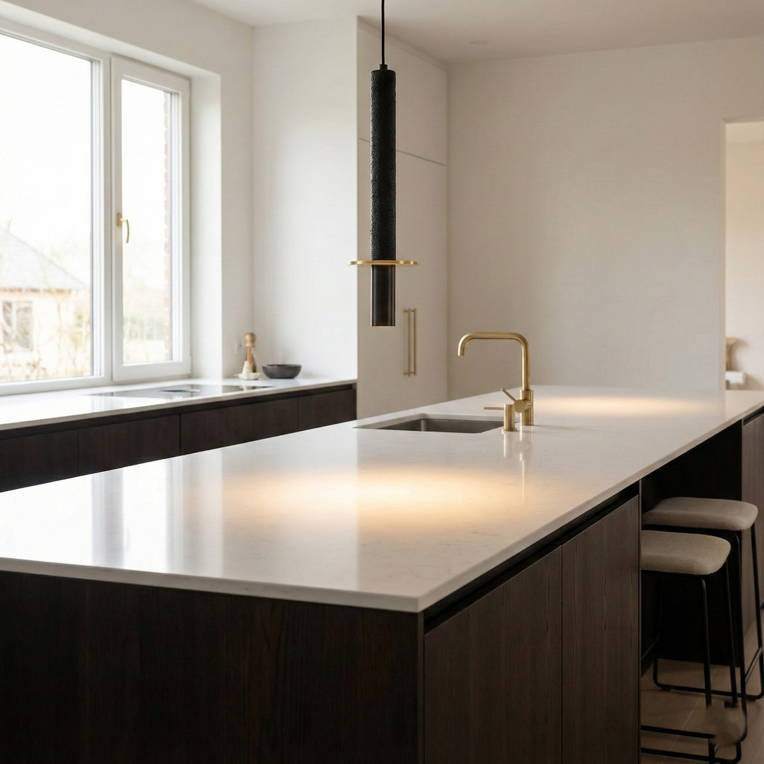 Nordic Modern Travertine Pendant Light