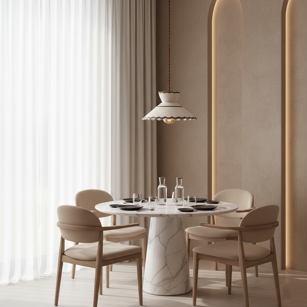 Fall Classic Vintage Ceramic Pendant Light