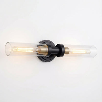 Averin Modern Glass Double Tube Wall Light