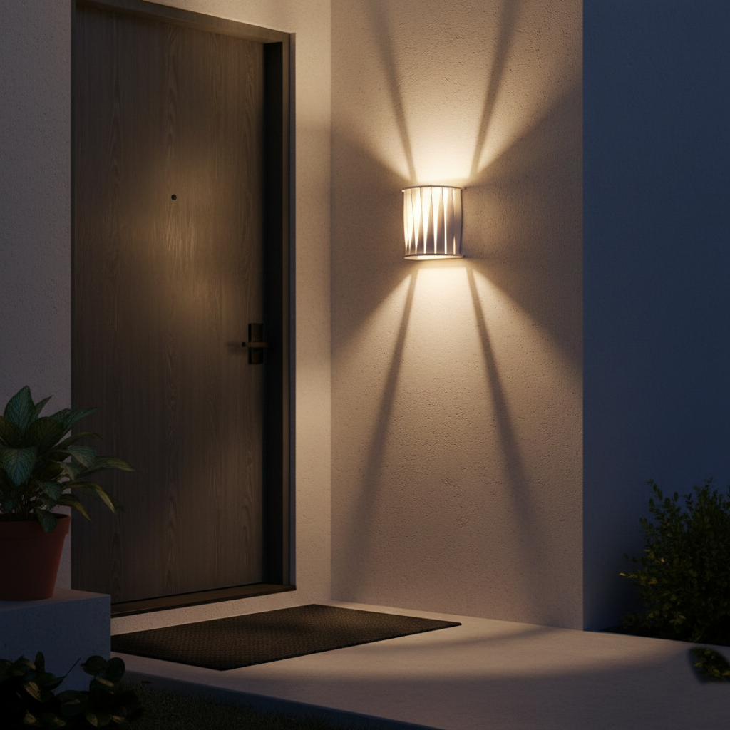 Lumo Modern Outdoor Metal Wall Light