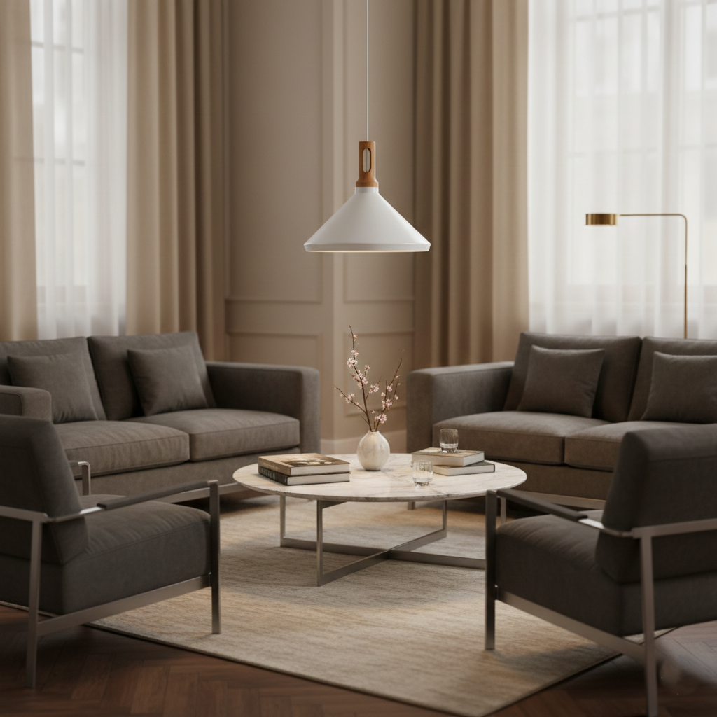 Anitra Nordic Cone Metal Pendant Light