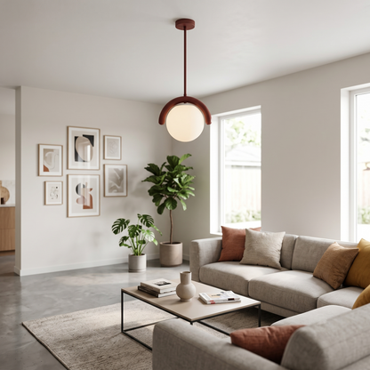Vesper Nouveau Glass Modern Pendant Light